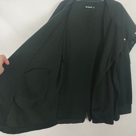 BLANKNYC Women's Green Wrap Cardigan Size M - Picture 6 of 12